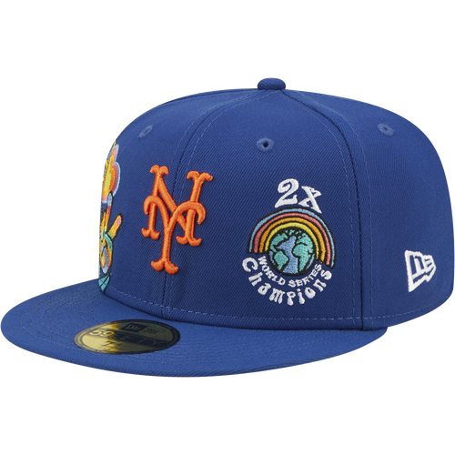 

New Era Mens New York Mets New Era Mets 5950 Groovy Fitted Hat - Mens Blue Size 7