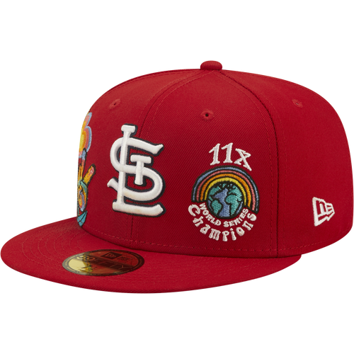 

New Era Mens St. Louis Cardinals New Era Cardinals 5950 Groovy Fitted Hat - Mens Red Size 7