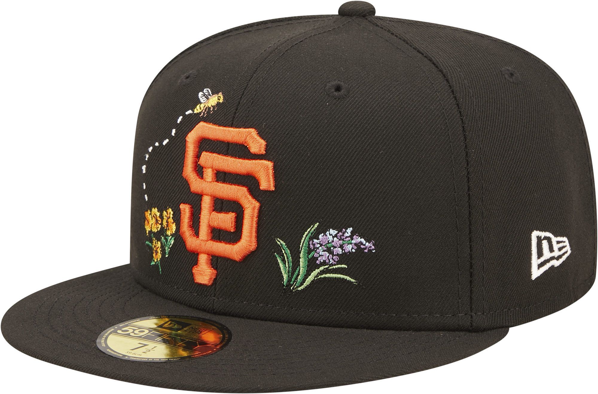 San Francisco Giants MLB Floral Straw Hat