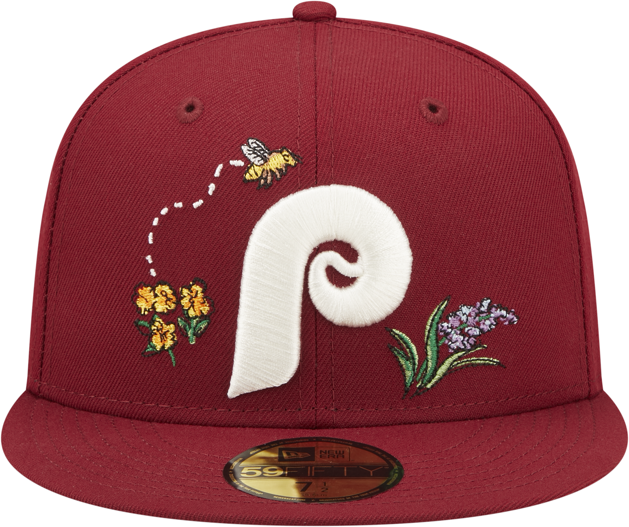 Watercolor Floral Fitted Hats By New Era