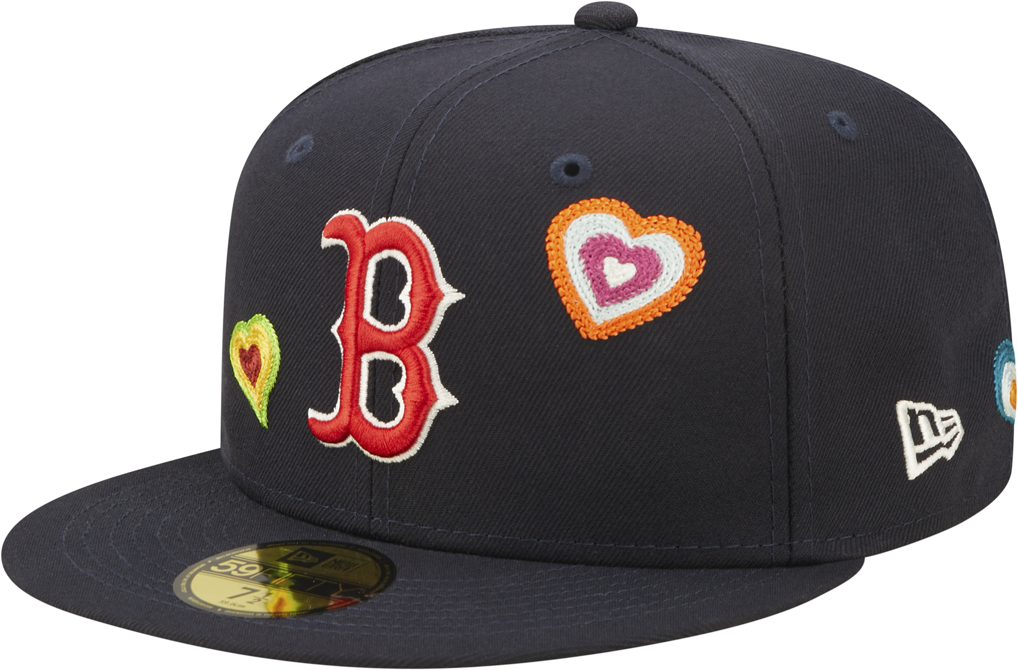 59FIFTY BOSTON RED SOX GROOVY FITTED CAP NAVY