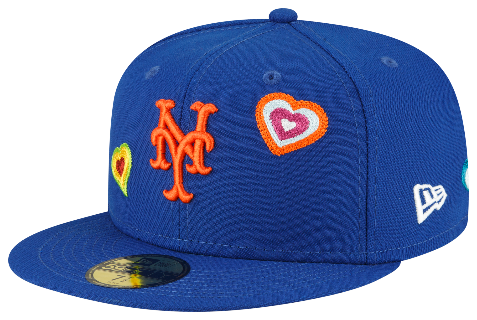 New Era Mets 5950 Chain Heart Fitted Hat