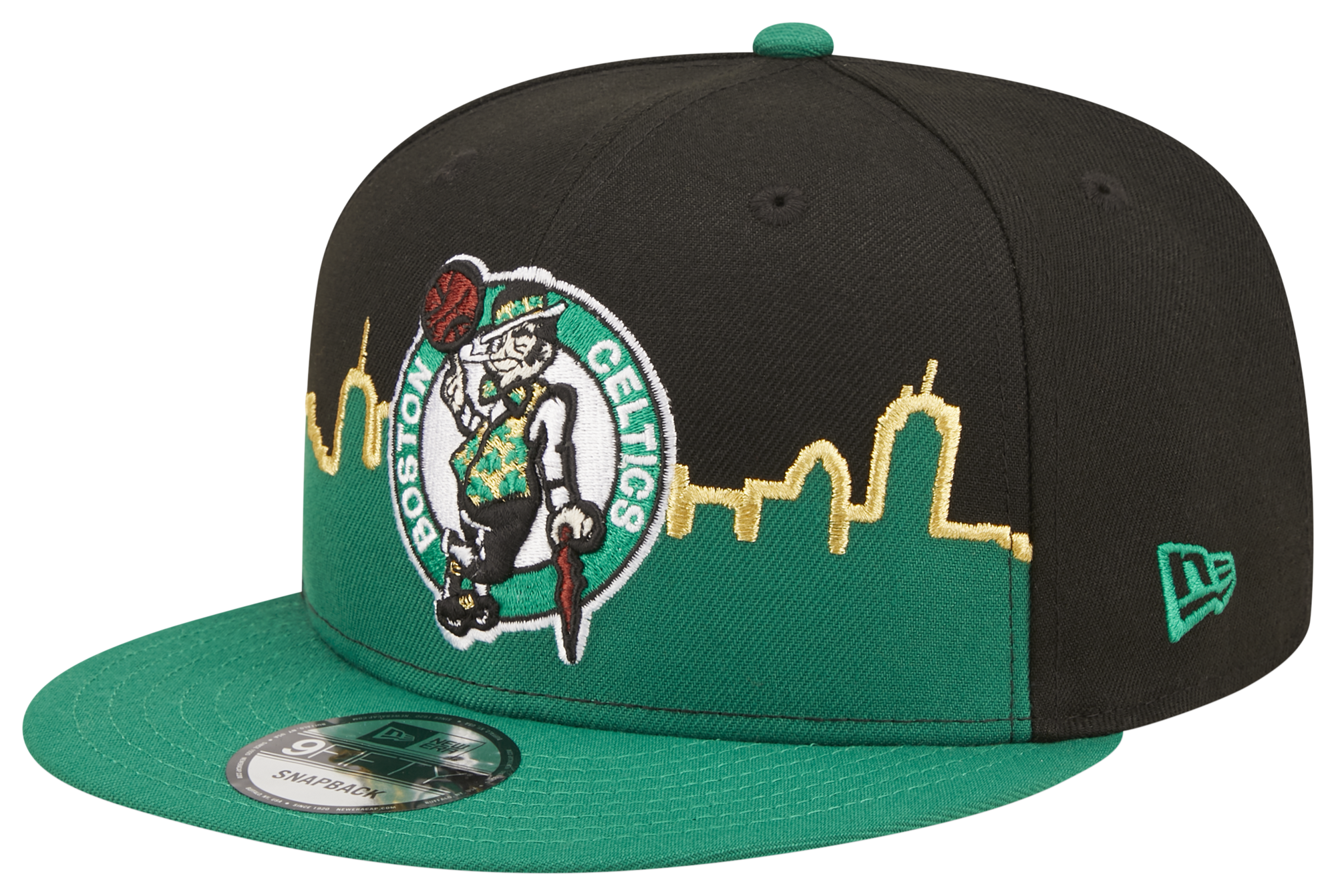 New Era Men's New Era Kelly Green/Gray Boston Celtics Tip-Off