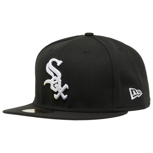 

New Era Mens Chicago White Sox New Era 5950 - Mens Black/White Size 8
