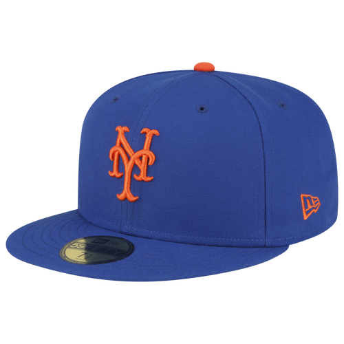 

New Era Mens New York Mets New Era 5950 - Mens Blue/Orange Size 7