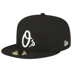 Men's - New Era MLB 59Fifty Side Patch - Black/White