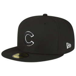 Men's - New Era MLB 59Fifty Side Patch - Black/White