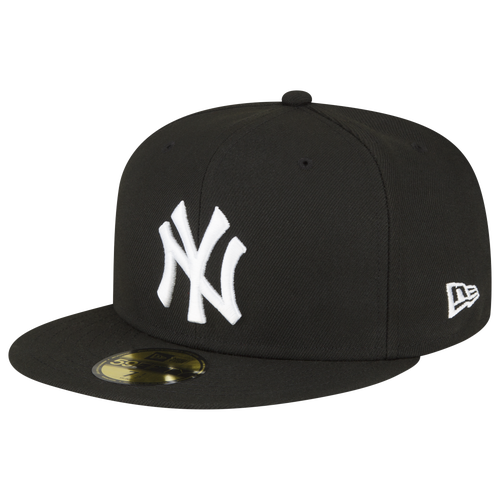 

New Era Mens New Era Yankees 59Fifty Side Patch - Mens Black/White Size 7