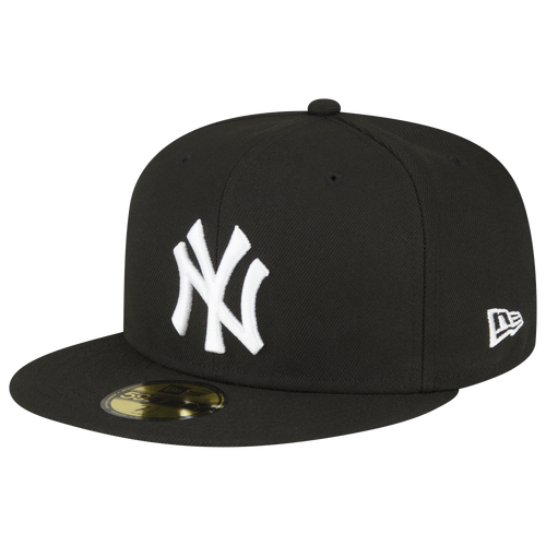 

New Era Mens New York Yankees New Era Yankees 59Fifty Side Patch - Mens Black/White Size 7