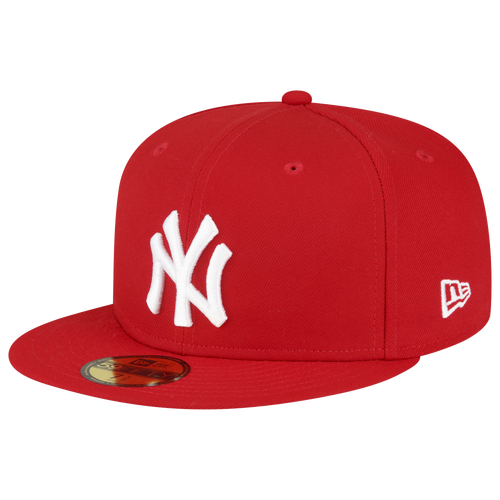 

New Era Mens New Era Yankees 59Fifty Side Patch - Mens Red/White Size 7