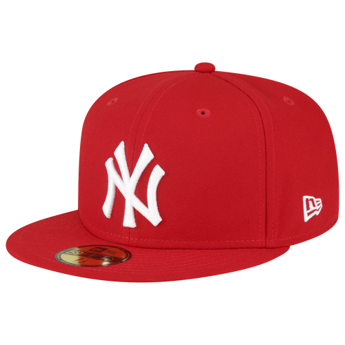 

New Era Mens New Era Yankees 59Fifty World Series Side Patch Cap - Mens Red/White Size 7