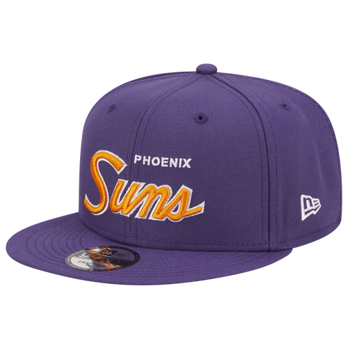 

New Era Mens Phoenix Suns New Era Suns NBA Script Retro Snapback - Mens Orange/Purple Size One Size