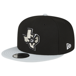 Men's - New Era Spurs 2 Tone 9Fifty Cap - Black/Black