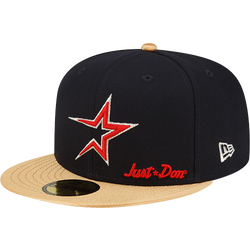 Adult - New Era Astros 59Fifty x Just DON Side Patch Fit - Navy/Red