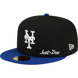 Adult - New Era Mets 59Fifty x Just DON Side Patch Fit - Navy/Orange