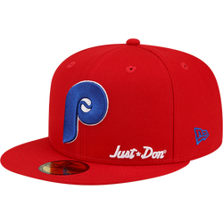 Adult - New Era Phillies 59Fifty x Just DON Side Patch Fit - Red