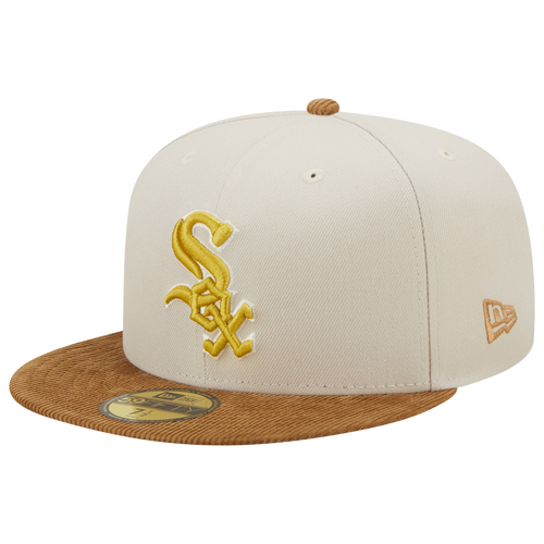 

New Era Mens New Era 5950 CRDVSR - Mens Beige/Black Size 7