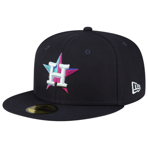 

New Era Mens New Era Astros 5950 PLR - Mens Black/Multi Size 8