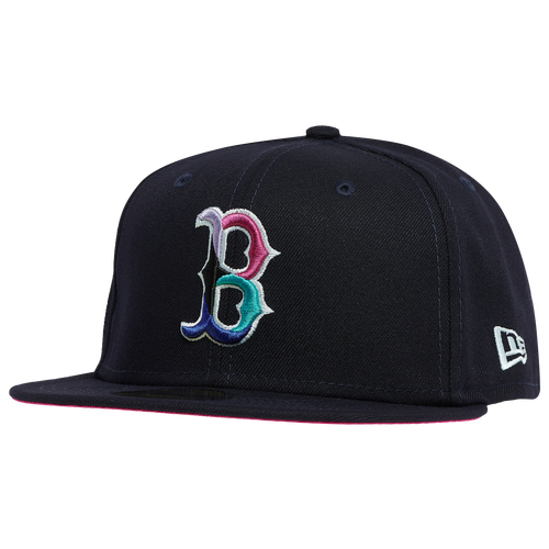 

New Era Mens New Era Red Sox 5950 PLR - Mens Multi/Navy Size 8