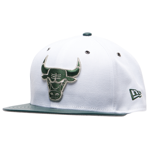 

New Era Mens Chicago Bulls New Era Retro Hook 1 - Mens White/Green Size One Size