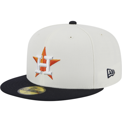 New Era Men's Houston Astros 59Fifty Road Navy Authentic Hat