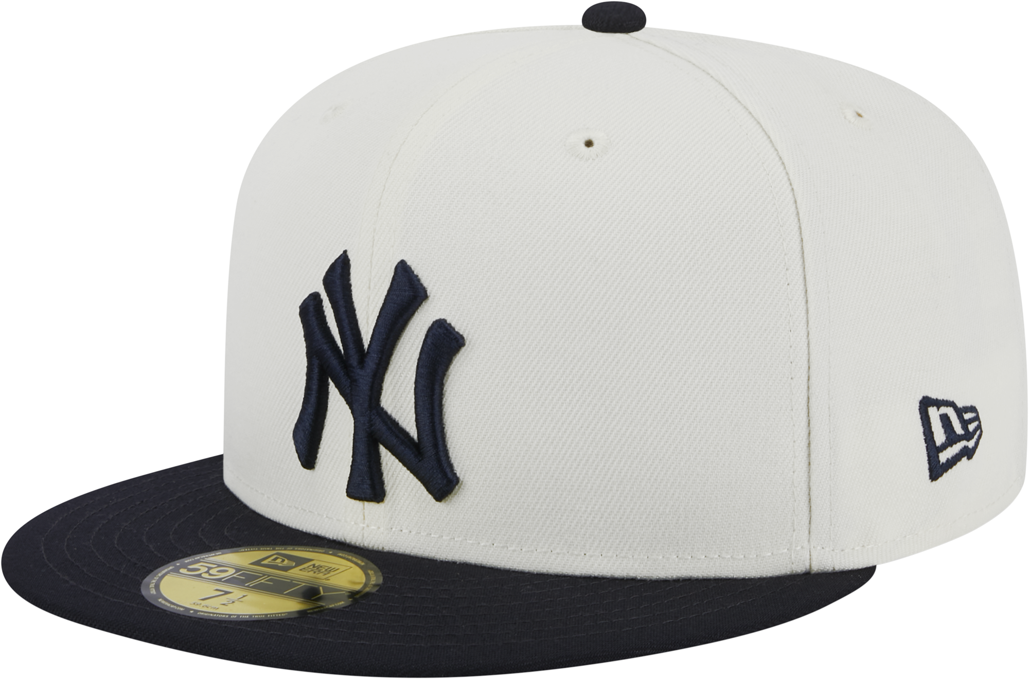 New York Yankees Mitchell & Ness Yankee Stadium 50th Anniversary Homefield  Fitted Hat - Cream/Gray