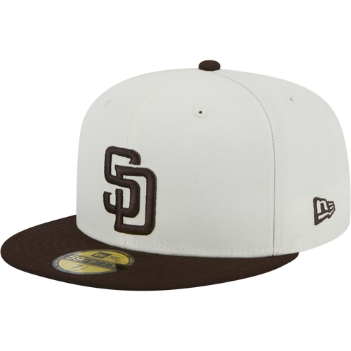 

New Era Mens San Diego Padres New Era Padres 5950 Retro E1 - Mens Beige/Brown Size 7