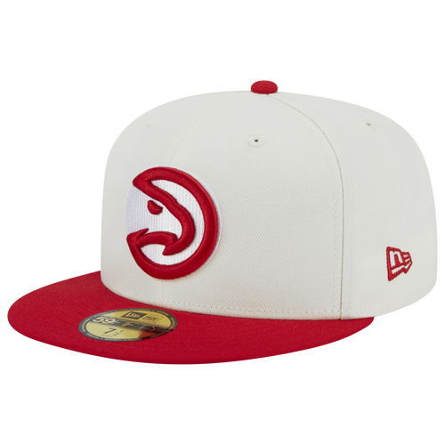 

New Era Mens New Era Hawks 5950 Retro E1 - Mens Beige/Red Size 7