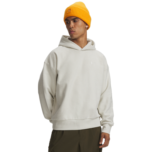 MENS - Under Armour Icon Rev Terry Hoodie - Summit White