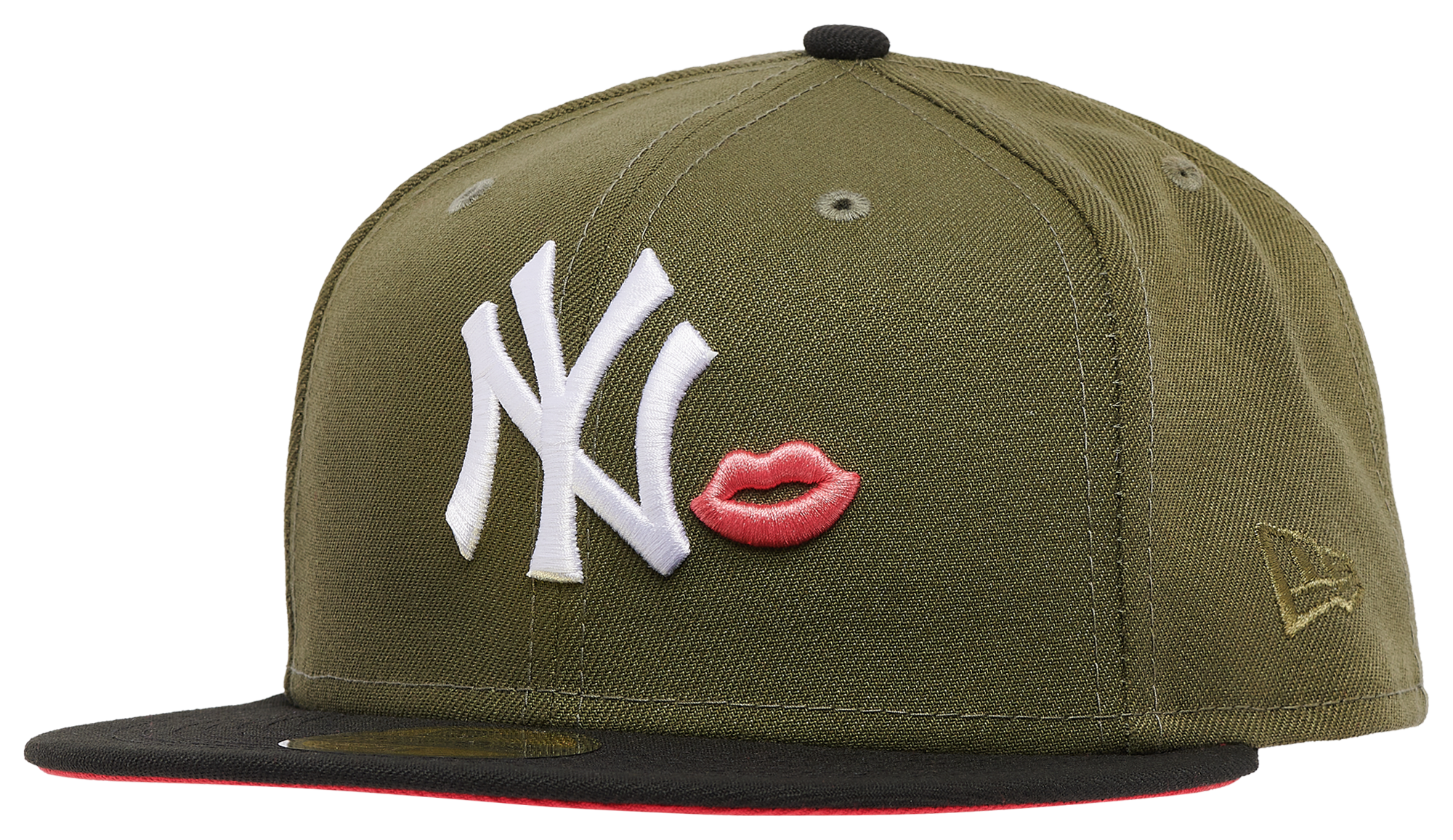 New Era Yankees Side Patch Lips Fitted Cap