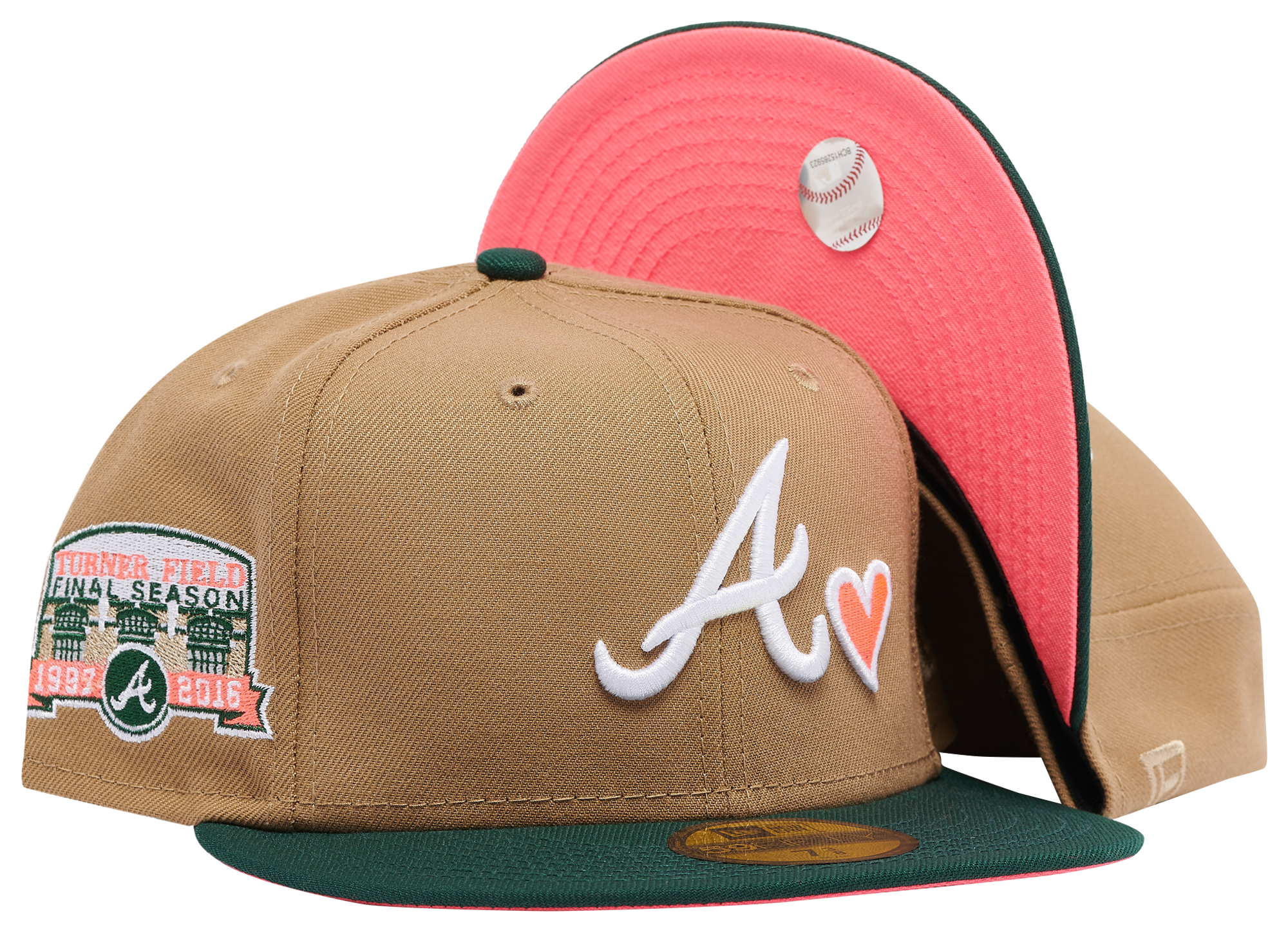 New Era Braves World Series SP Hearts Fitted Cap