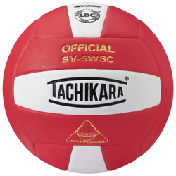Tachikara SV-5WSC Volleyball - Scarlet/White