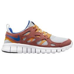 Boys' Grade School - Nike Free Run 2 - White/Multi
