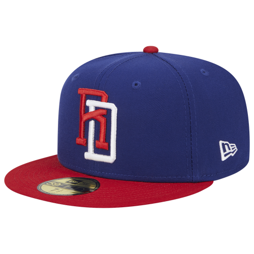 New Era Mens  Dominican Republic Wbc Fitted Hat In Navy/red