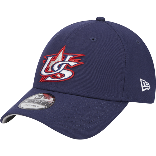 New Era Mens  Usa Wbc Adjustable Hat In White/navy