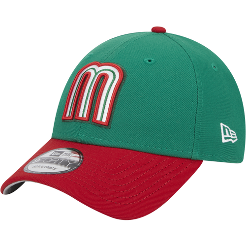 New Era Mens  Mexico Wbc Hat In Green/red
