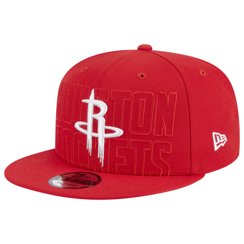 

New Era Mens Houston Rockets New Era Rockets NBA Draft 23 Snapback - Mens Red/White Size One Size