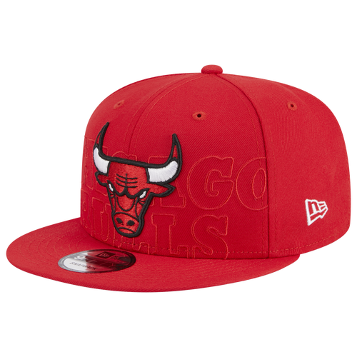 New Era Mens Chicago Bulls  Bulls Nba Draft 23 Snapback In Red/black