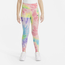 Nike Favorites Tie Dye Leggings - Girls' Grade School Arcitc Punch/Multicolor