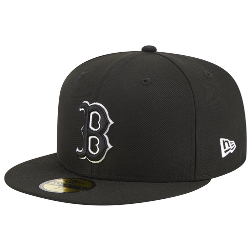 

New Era Mens New Era Red Sox 5950 - Mens White/Black Size 7