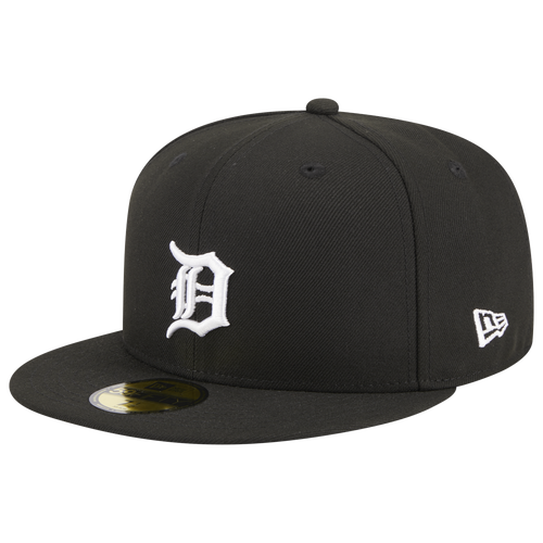 

New Era New Era Tigers 5950 Evergreen Side Patch Fitted Hat - Adult Black/White Size 7