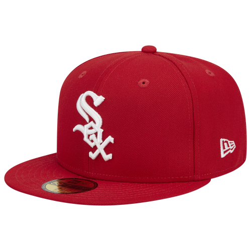 

New Era New Era Chicago White Sox 5950 Evergreen Side Patch Fit - Adult Red/White Size 7