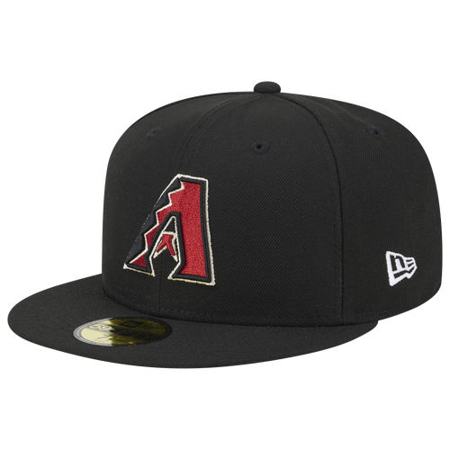 New Era Diamondbacks 5950 Evergreen SP Fitted Hat -  Black/Red