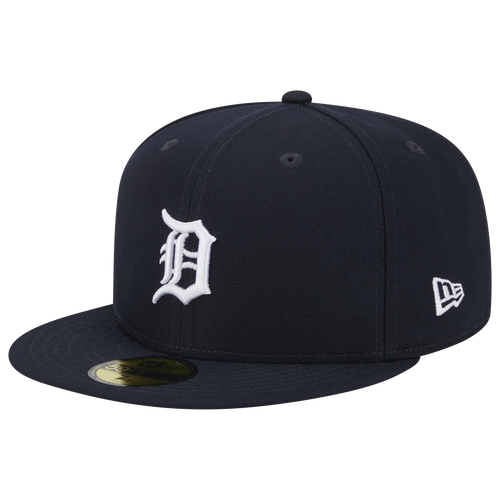 

New Era New Era Tigers 5950 Evergreen Side Patch Fitted Hat - Adult Navy/White Size 7