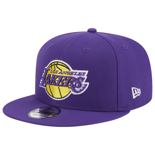  - New Era Lakers 950 Evergreen Side Patch Hat - Purple/Yellow