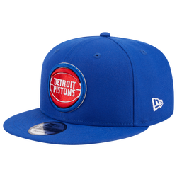 Adult - New Era Pistons 950 Evergreen Side Patch Hat - Blue/Red