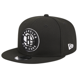 Adult - New Era Nets 950 Evergreen Side Patch Hat - Black/Black