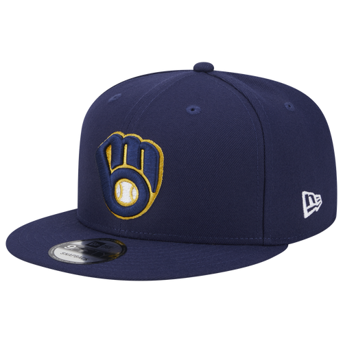 

New Era Mens New Era Brewers 950 EG Side Patch - Mens Navy/Navy Size One Size