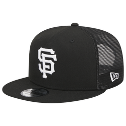 Men's - New Era Giants Evergreen Trucker Hat - Black/White