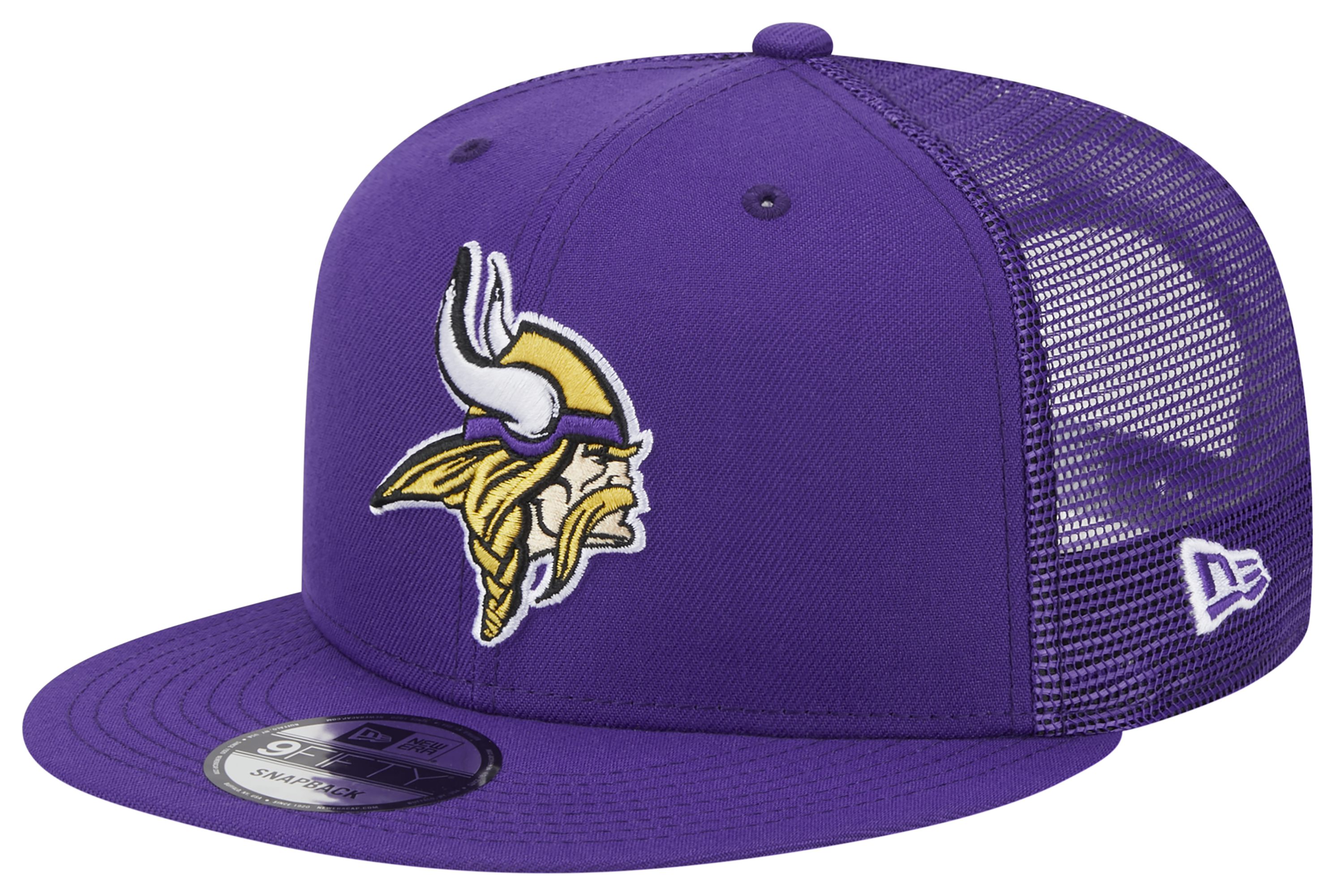 Minnesota Vikings New Era Grade Trucker 9FIFTY Snapback Hat - Purple